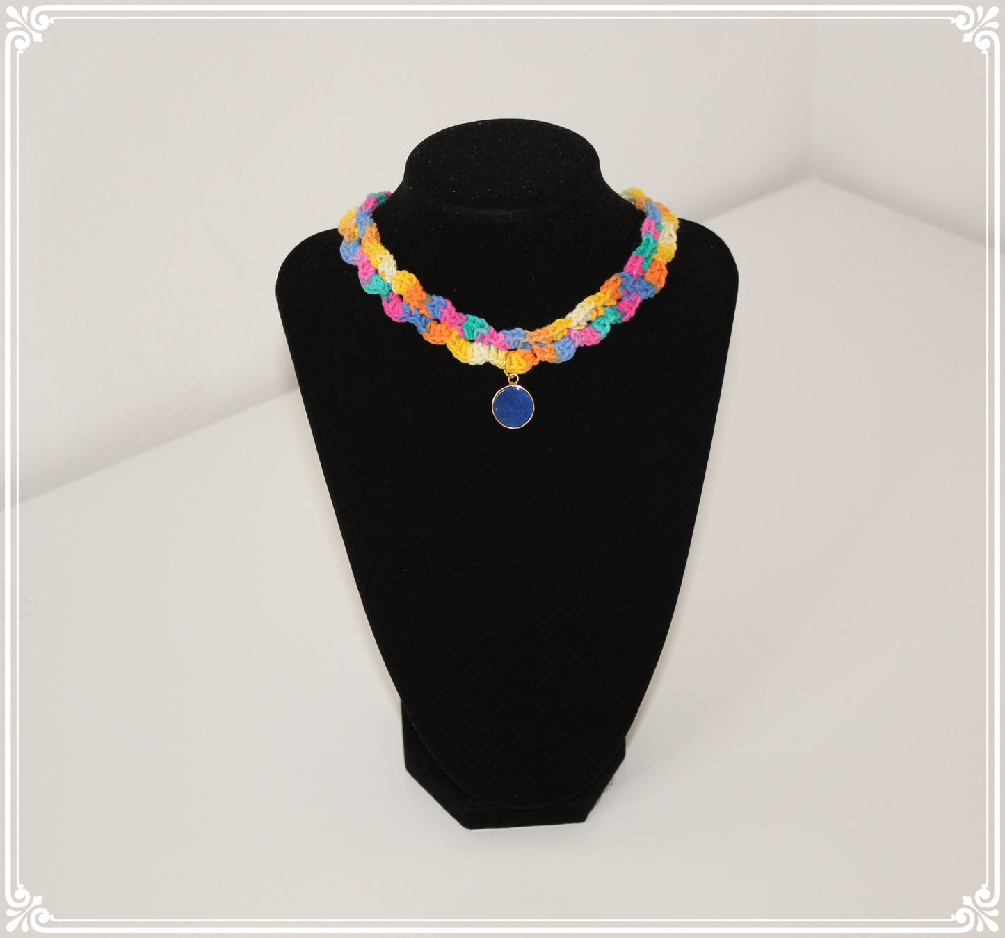 Handmade necklace with gemstone