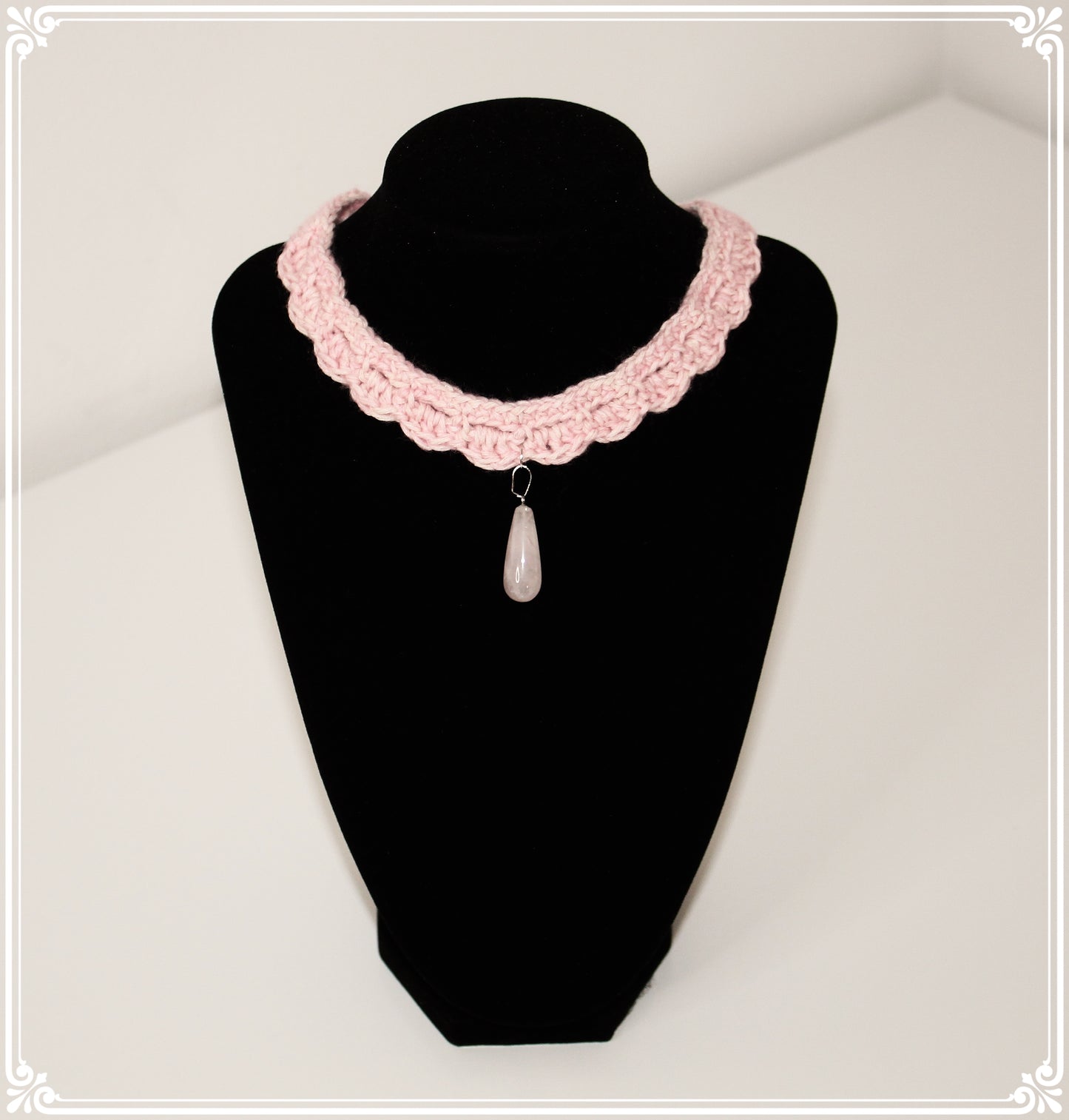 Handmade necklace with gemstone