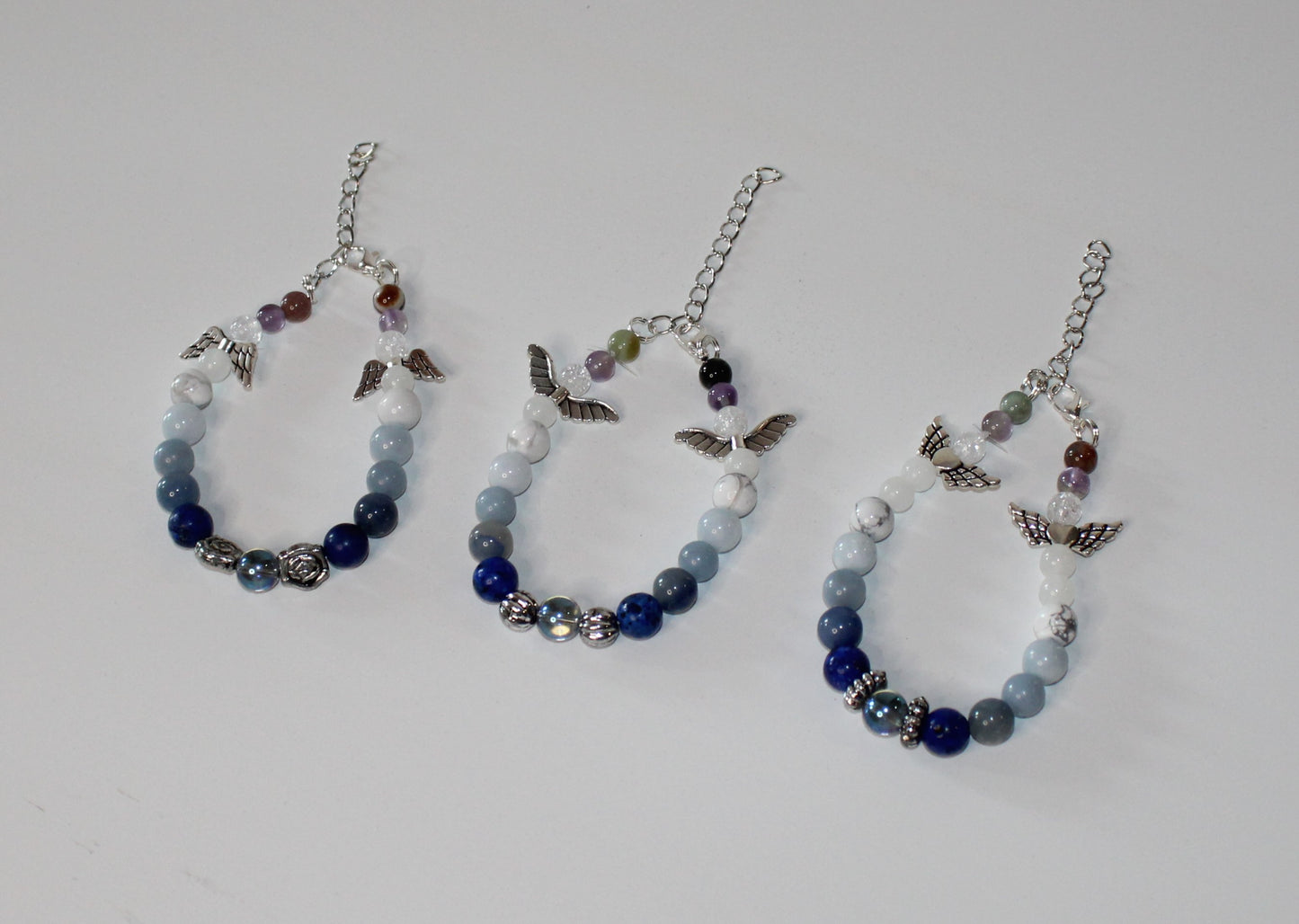 Gemstone colour therapy bracelet