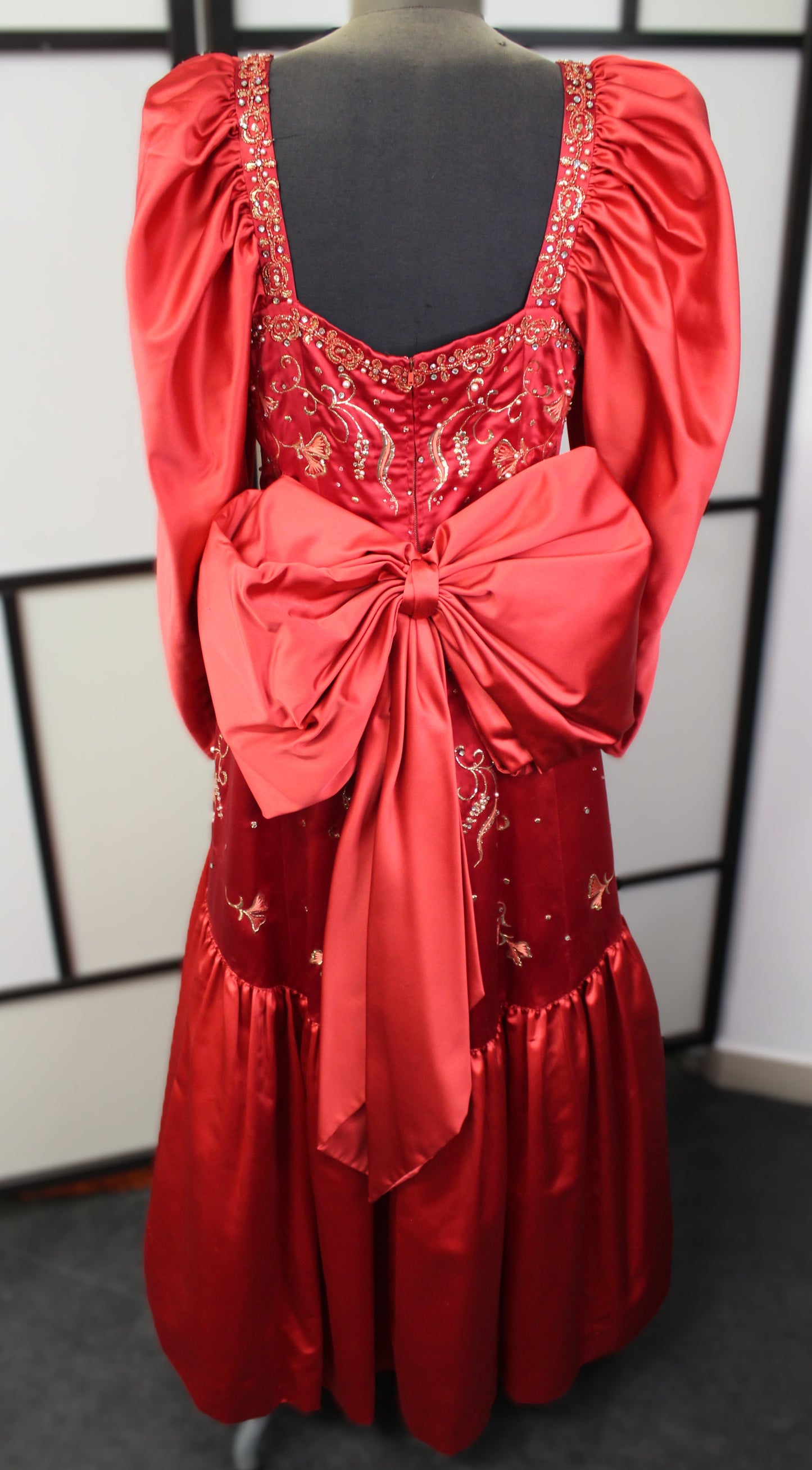 Red Carnival Dress - Vintage
