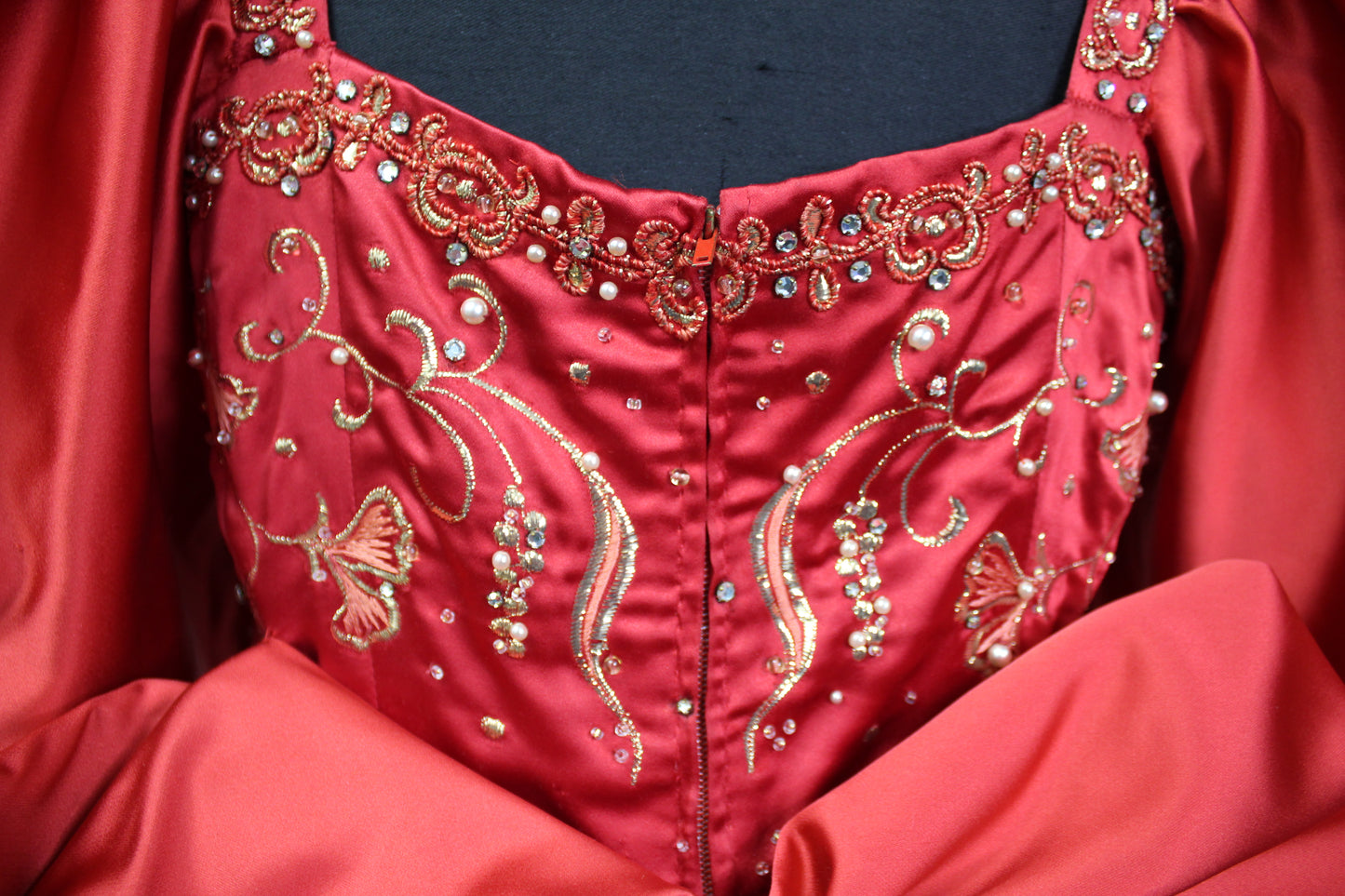 Red Carnival Dress - Vintage