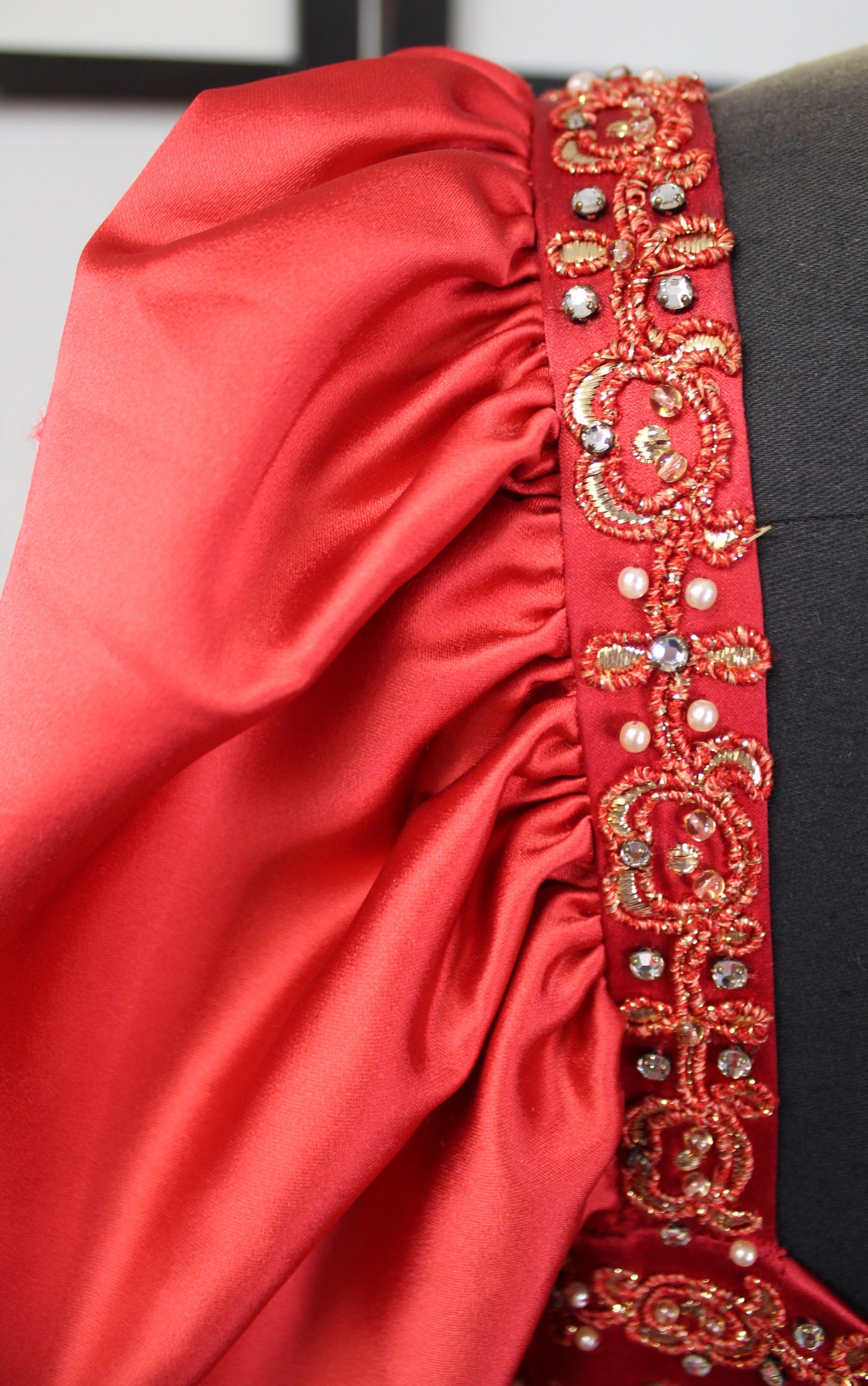 Red Carnival Dress - Vintage
