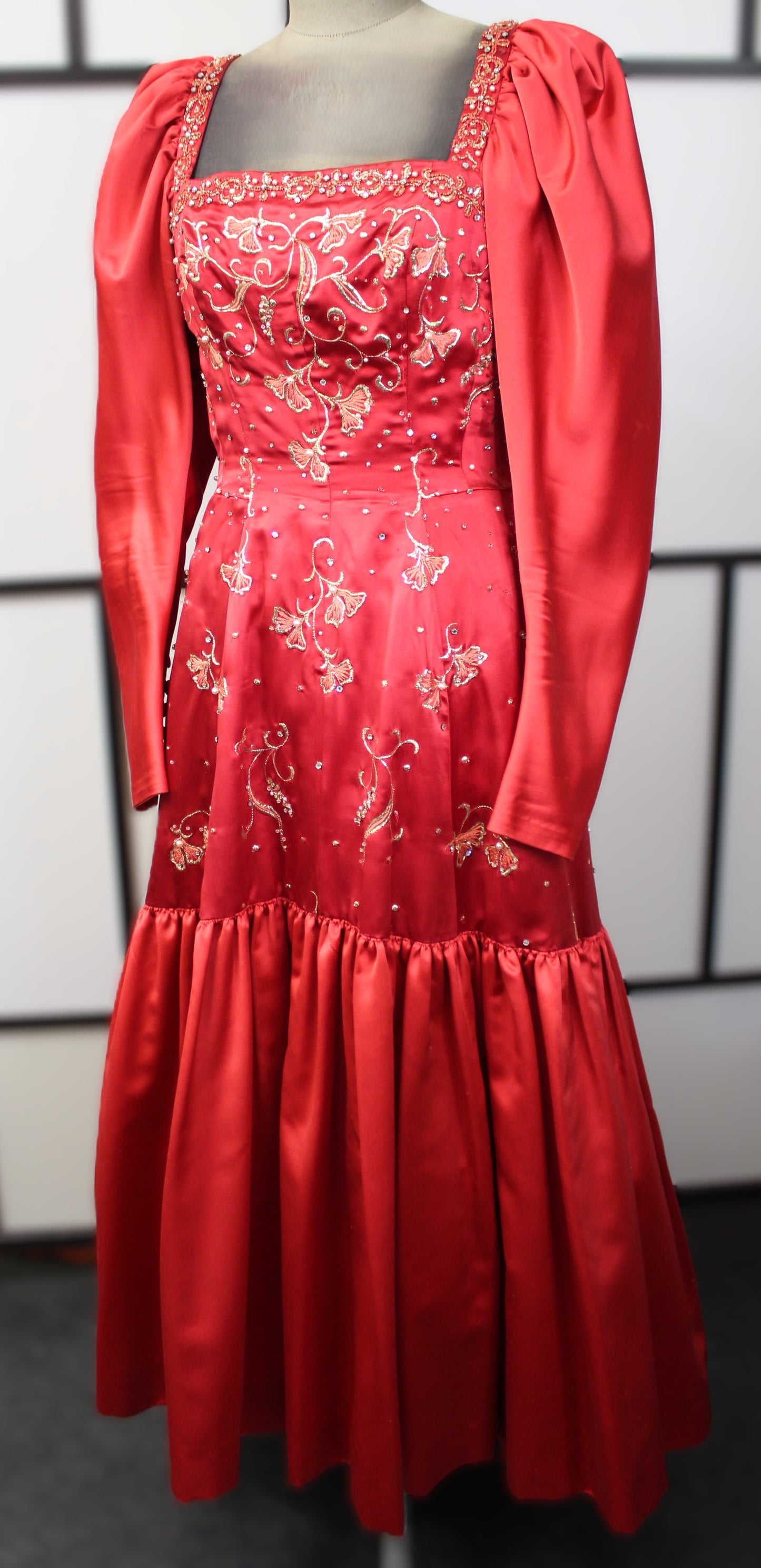 Red Carnival Dress - Vintage