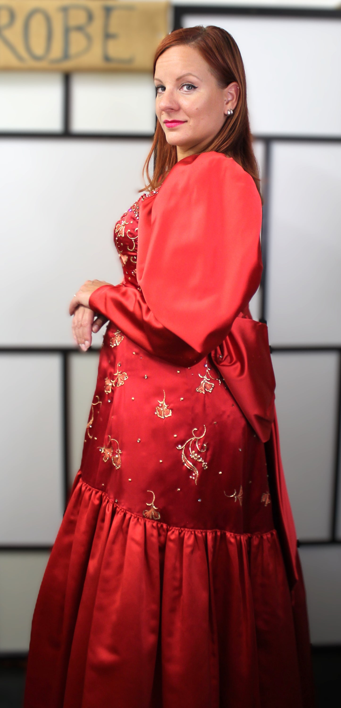 Red Carnival Dress - Vintage