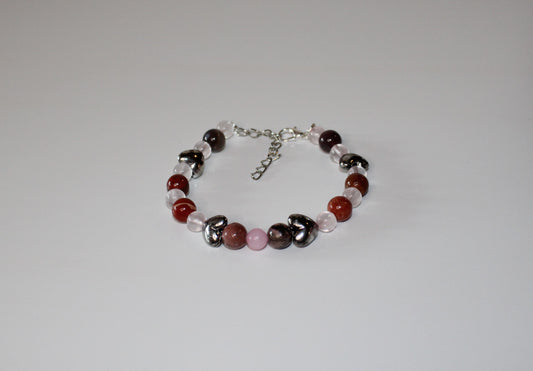 Valentine's gemstone bracelet