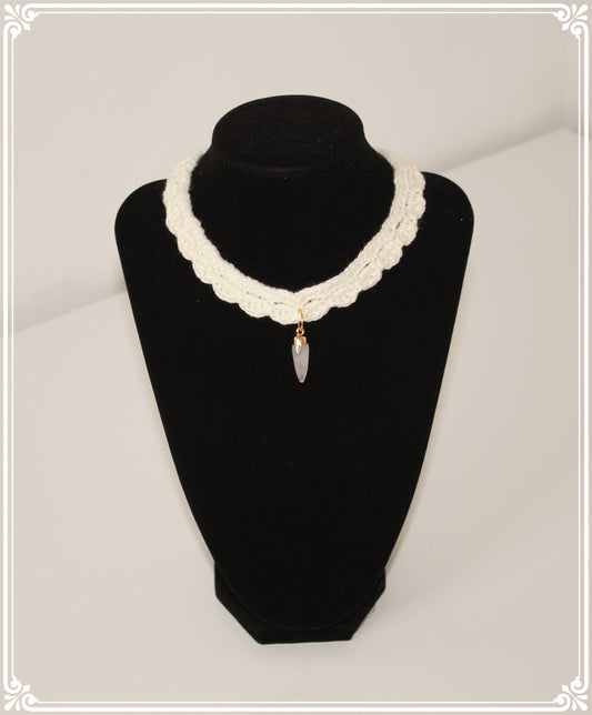 Handmade necklace with gemstone