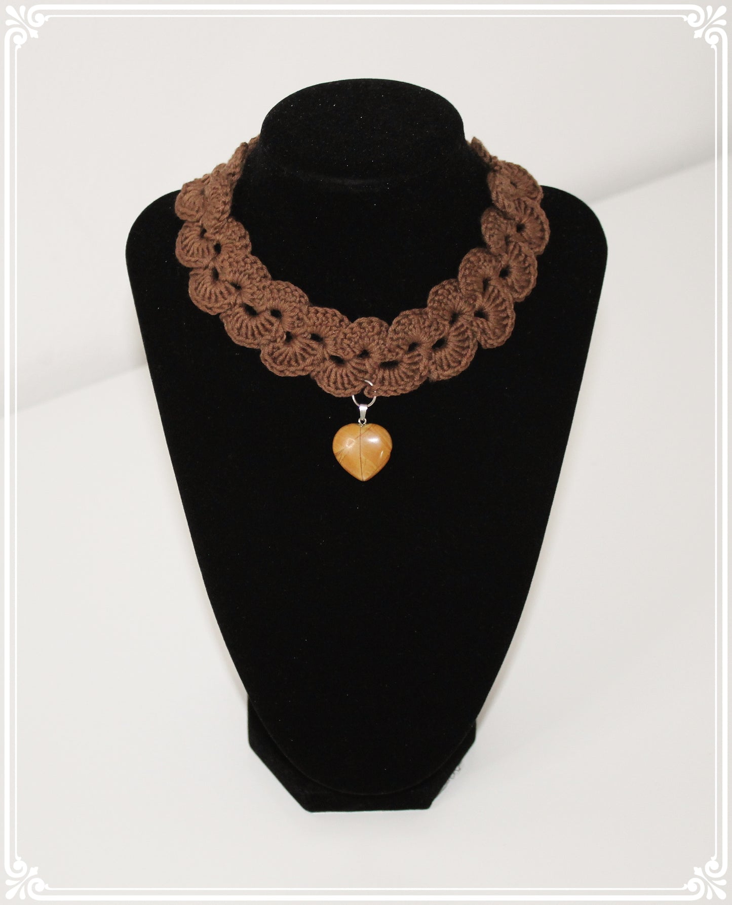 Handmade necklace with gemstone