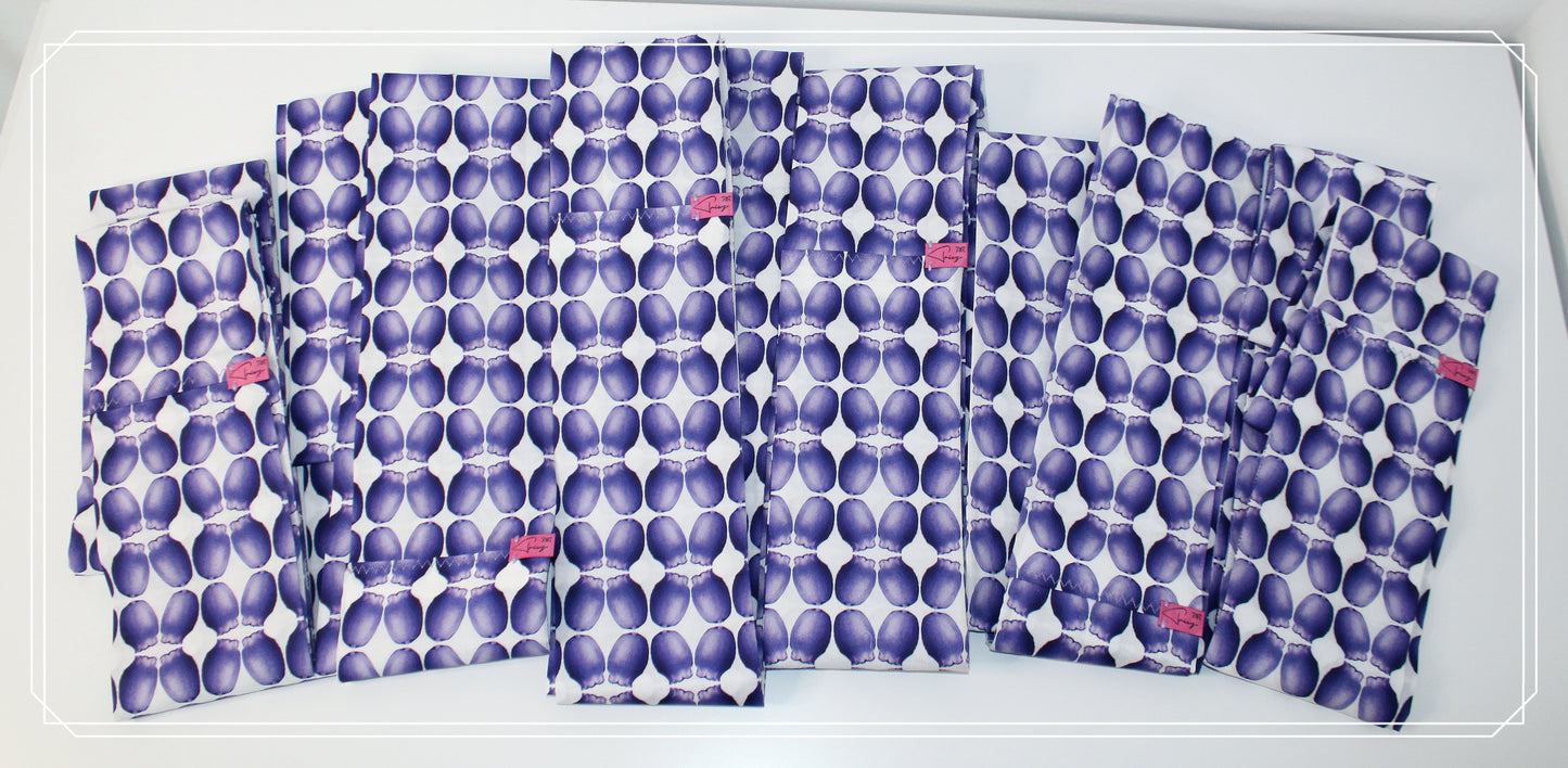 Cotton loop-scarf