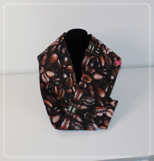 Cotton loop-scarf