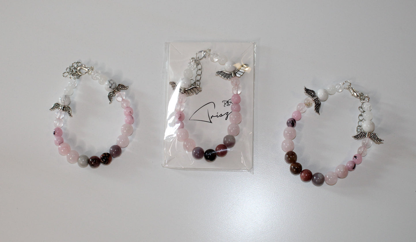 Gemstone colour therapy bracelet