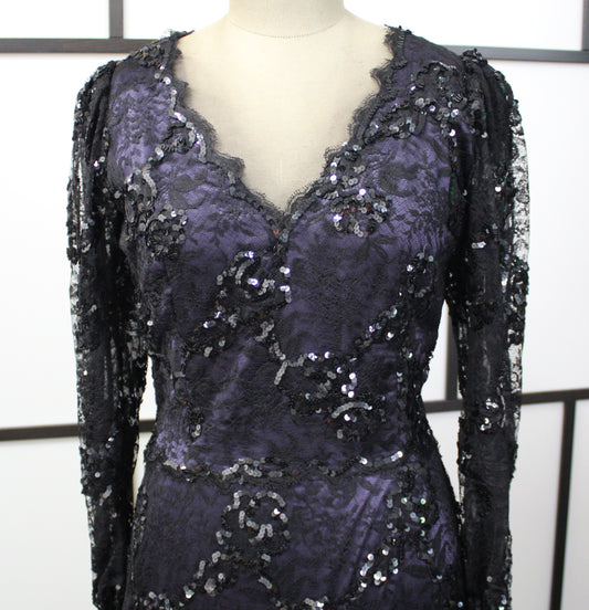 Evening Dress with Sequins - Vintage