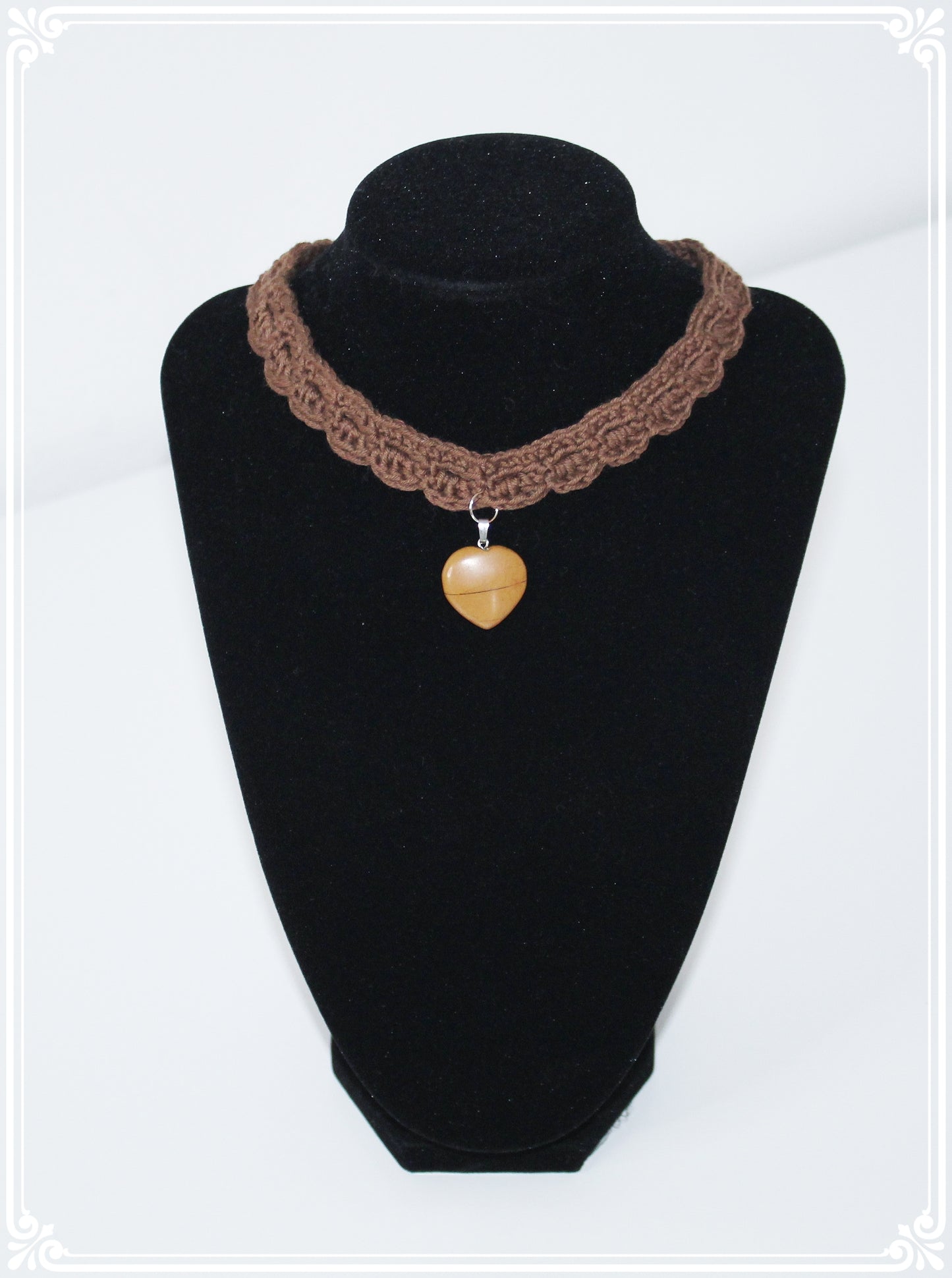 Handmade necklace with gemstone