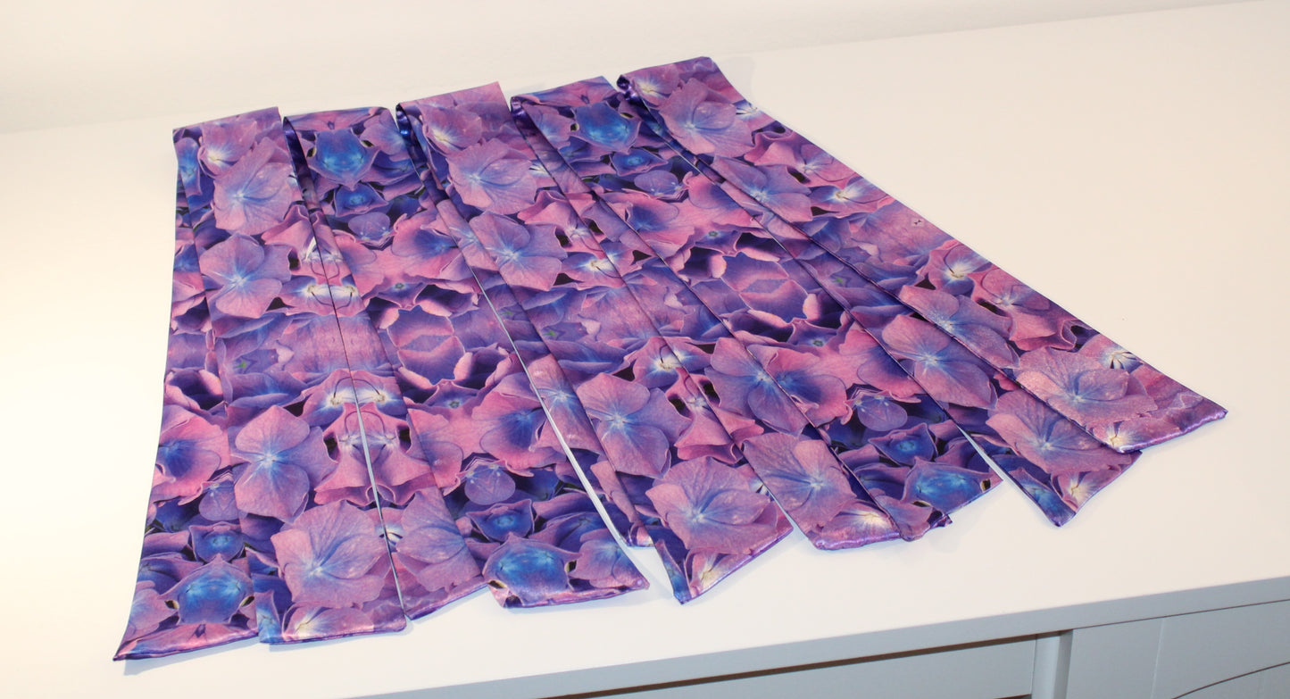 Set: Skinny Satin scarf & accessory