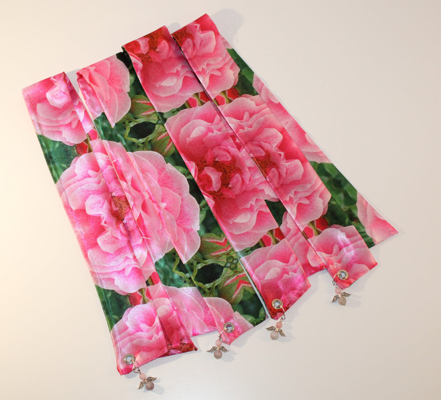 Set: Skinny satin scarf & accessory